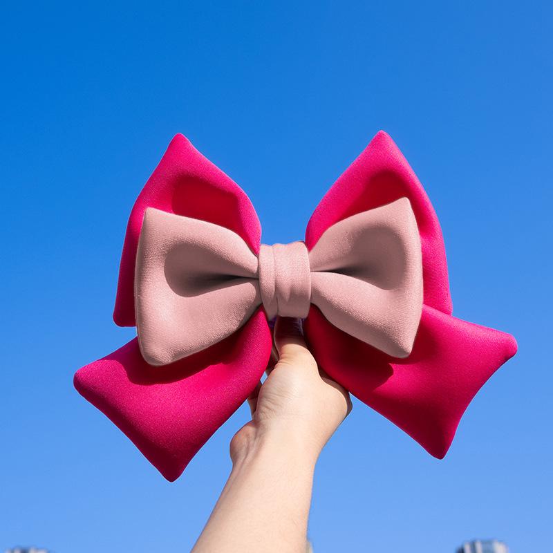 Motorradhelm Rückenlehne Schleifendekoration für Integralhelme