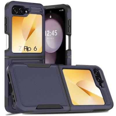 Case for Samsung Galaxy Z Flip 6 - Robust Full 360° Protection Anti-scratch Shockproof - Navy Blue