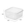 with Lid Trasparent Crisper Sealed Rectangular Microwave-heated Lunch Boxes
