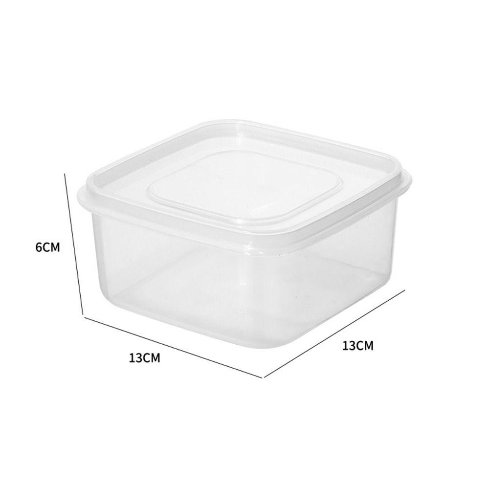 with Lid Trasparent Crisper Sealed Rectangular Microwave-heated Lunch Boxes