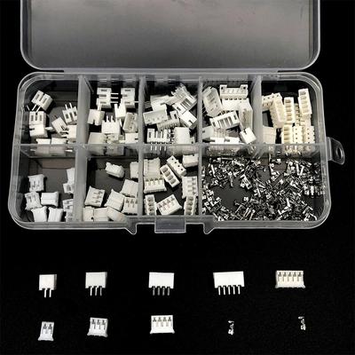 Complete 230Pcs For JST PH Connector Kit 2 0mm Pitch for 2/3/4/5 Pin Connections Perfect for Circuit Boards and LED Lighting