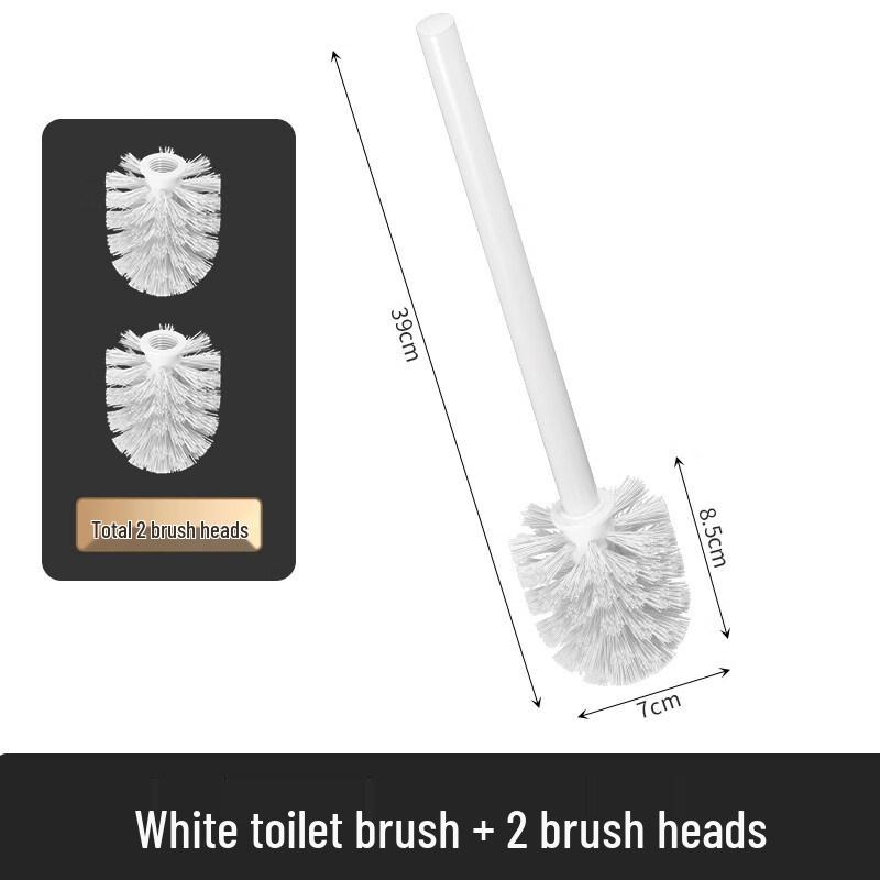 LIEI Suction Cup Wall-Mounted Draining Toilet Brush with Holder