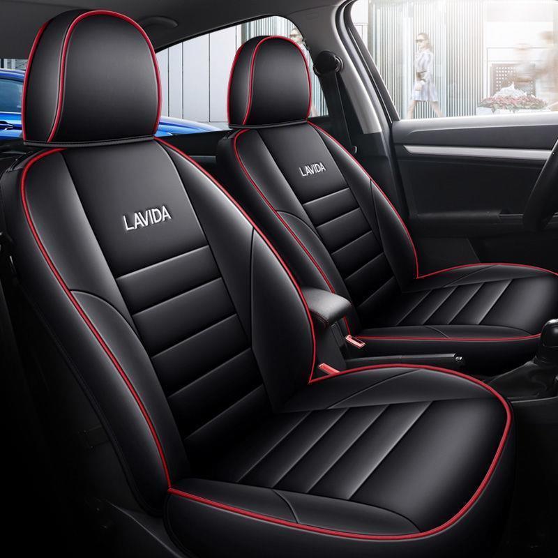 Volkswagen Lavida Full Coverage Seat Covers: Universal Fit for All-Season Use, Compatible with New and Old Models (1921-22Plus) 5-Year Warranty 2013-2017 Lavida