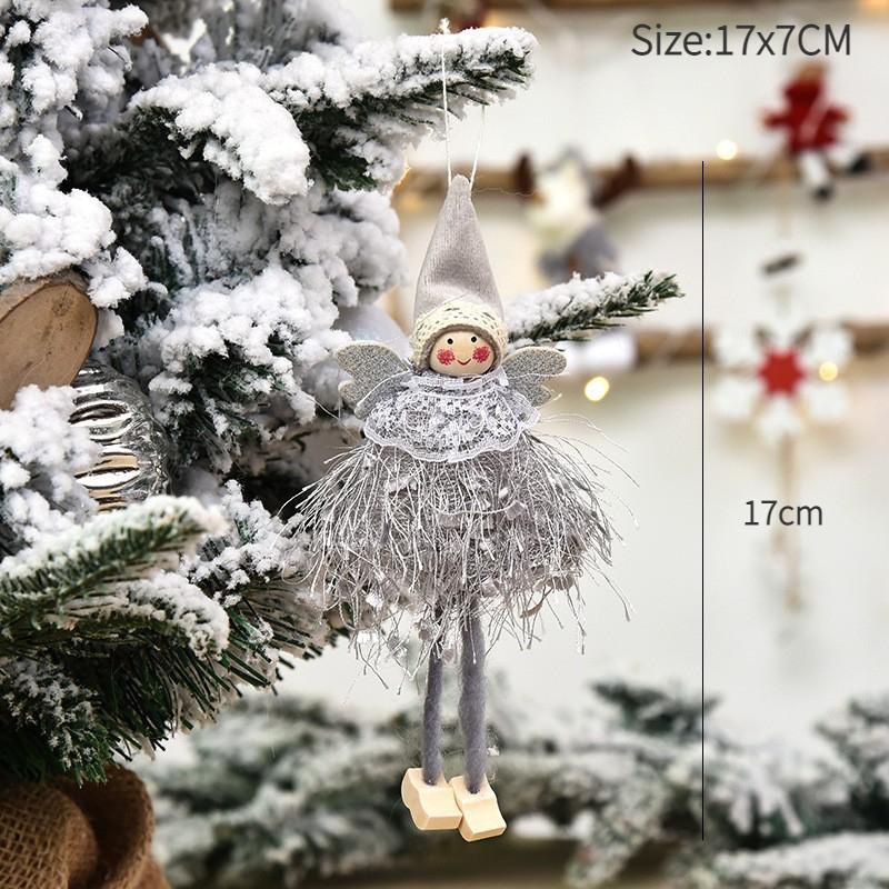 Angel Doll Merry Christmas Ornaments Christmas Decorations for Home Noel Natal Tree Decor Navidad Xmas 2025 New Year 2025 Gifts