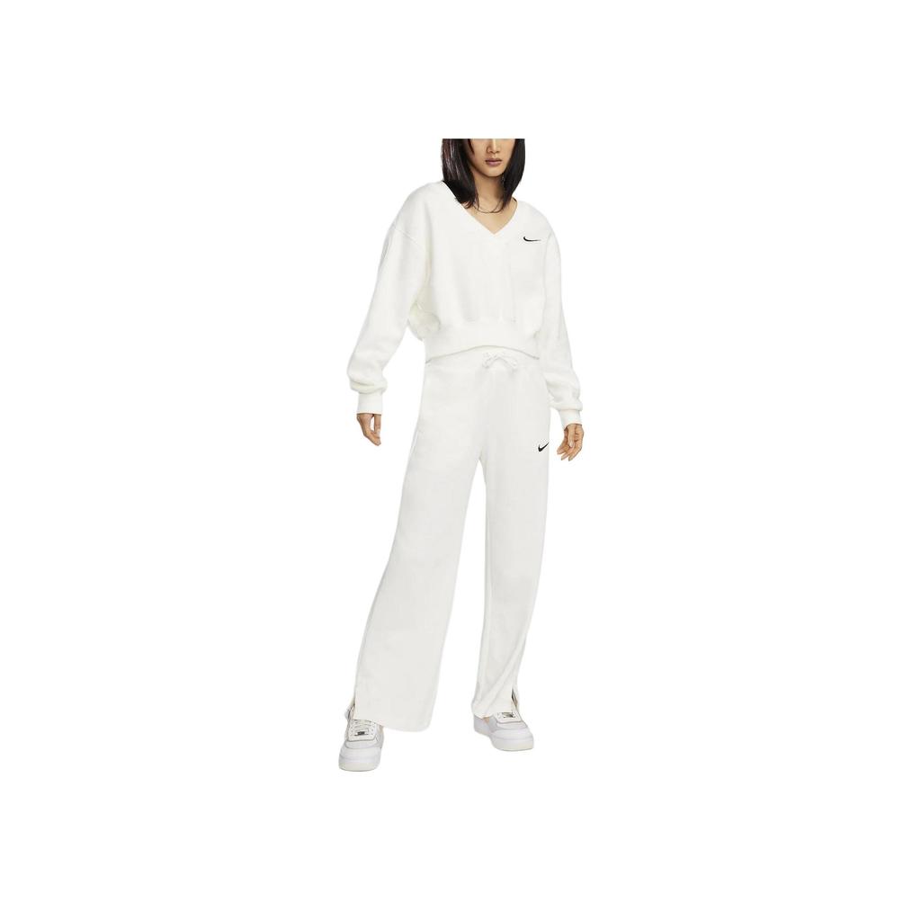 Nike Abbigliamento sportivo Phoenix Fleece Tinta unita Coulisse Orlo con spacchi Joggers in maglia casual da donna Joggers Vela FZ7208-133