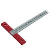T Square Ruler Aluminium Alloy Metal Woodworking Drawing Crafting Drafting Tool with Scale for Archi