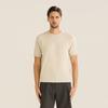 FERRAROMILANO Melange Short Sleeve Round Knit L/Gray (Am0Gtsr20232)