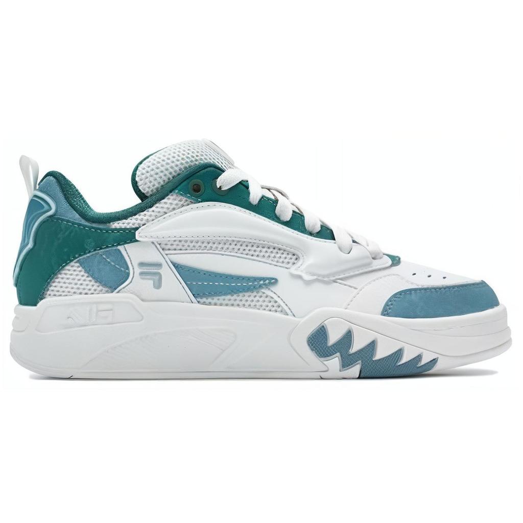 Fila Fusion Desperado Low Comfortable Versatile Retro Basketball Shoes Women sneaker White Green T12W413211FIA