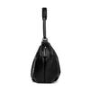 Fashionable Women's Shoulder Bag, Pleated Soft PU Leather Crossbody Bag, Solid Color Handbag, Suitable for Daily Casual Use