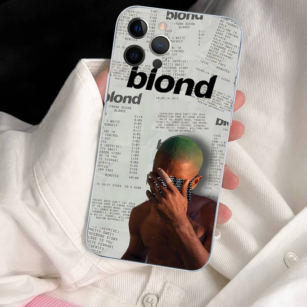 Frank Blonde Oceans For IPhone 17 16 15 14 13 12 11 Pro Max Plus Mini Funda For Transparent Cover