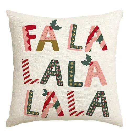 1 piece of Christmas nutcracker decoration pillowcase Christmas tree printed cushion suite room home decoration gift