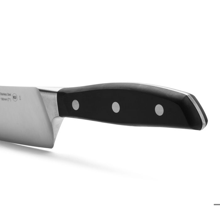 Couteau 19cm modèle Rocking Santoku Arcos Manhattan forgé Noir