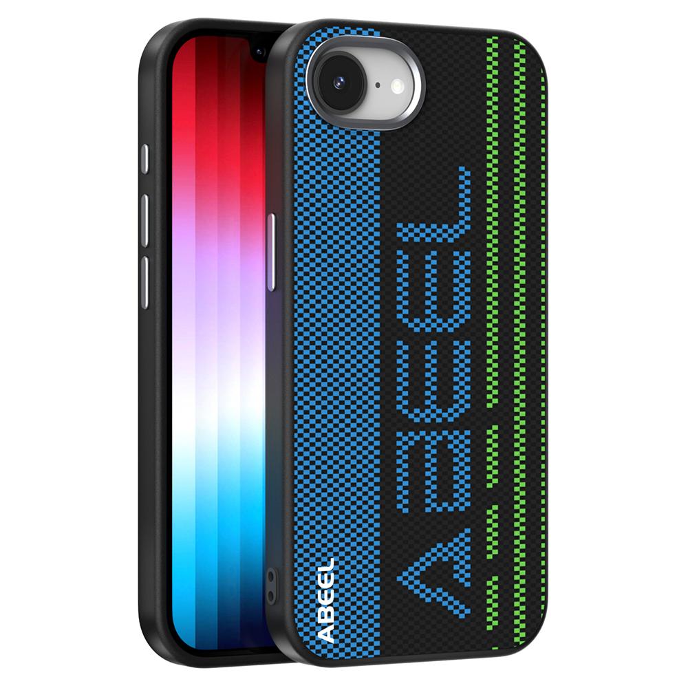 

ABEEL For iPhone 16e Case Compatible with MagSafe Printed PC TPU Aluminum Alloy Leather Phone Cover Outstanding No. 1