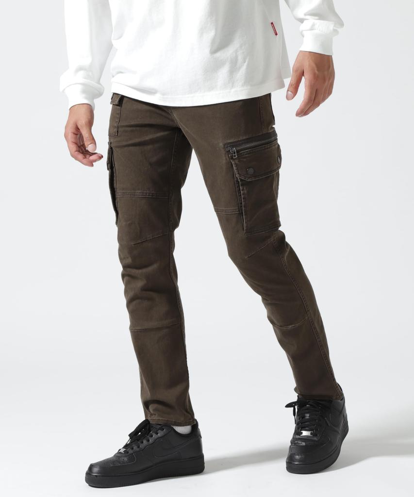 AVIREX NARROW FATIGUE PANTS Men's S 053 Dark Brown 783-5210026