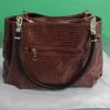 European and American style mature temperament handbag bag female crocodile pattern stone pattern underarm bag female bag