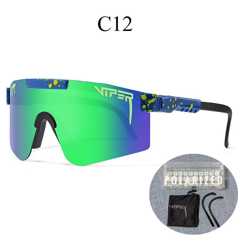 

Cross-Border Large Frame Polarized Cycling Sunglasses with Colorful Lenses for Sports Polarized Lens Set