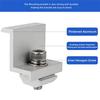 Aug. 12 Piece Solar Module Bracket End Clamp, End Clamp, Side Clamp For PV Solar Module Roof Mountings