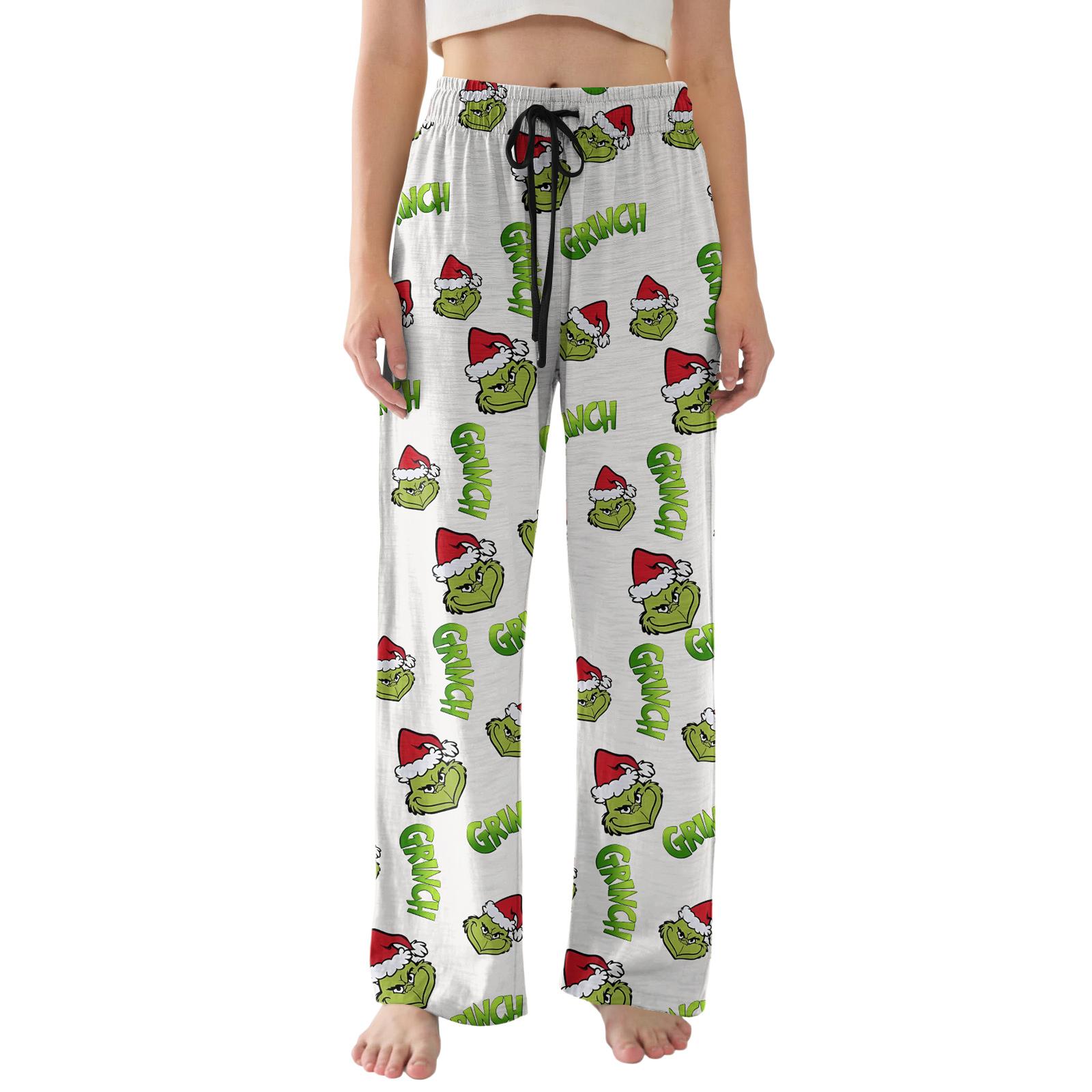 

Womens Pajama Pants Lightweight Casual Comfy Palazzo Pants Sleepwear Loungewear Bottoms With Pockets XL белый