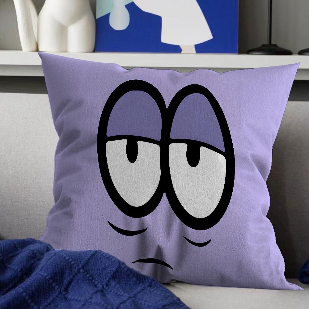 Purple Eyes Towelie Pillow Anime Pillow Sofa Bed Head Pillow Cover Cushion Cover 45x45 cm Fashion