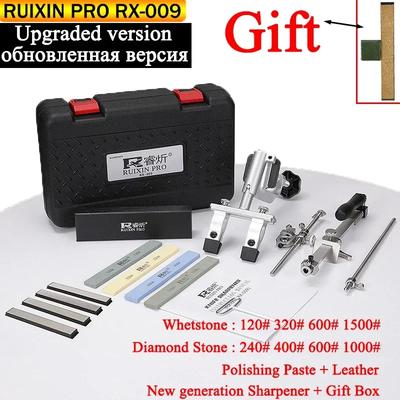 2025 New Upgraded Version Ruixin Pro RX009 Aluminium Alloy Knife Sharpener System 360 Degree Flip Constant Angle Grinding Tools
