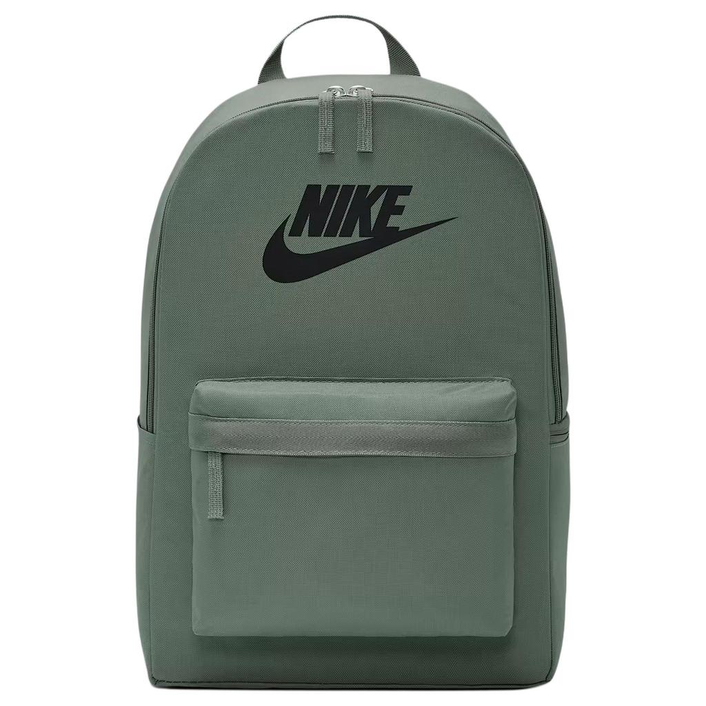 Nike Heritage Fabric Backpack Regular Unisex Earth Green & Black