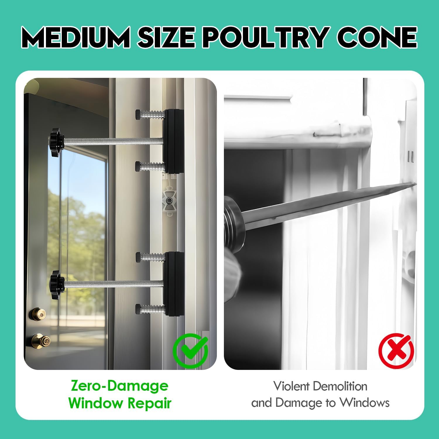 

2 шт. Инструмент для оконного косяка Набор расширителей косяка для винилового косяка Оконный ремонтный инструмент Не требует резки или нагрева, Легко ремонтирует оконные петли и балансиры