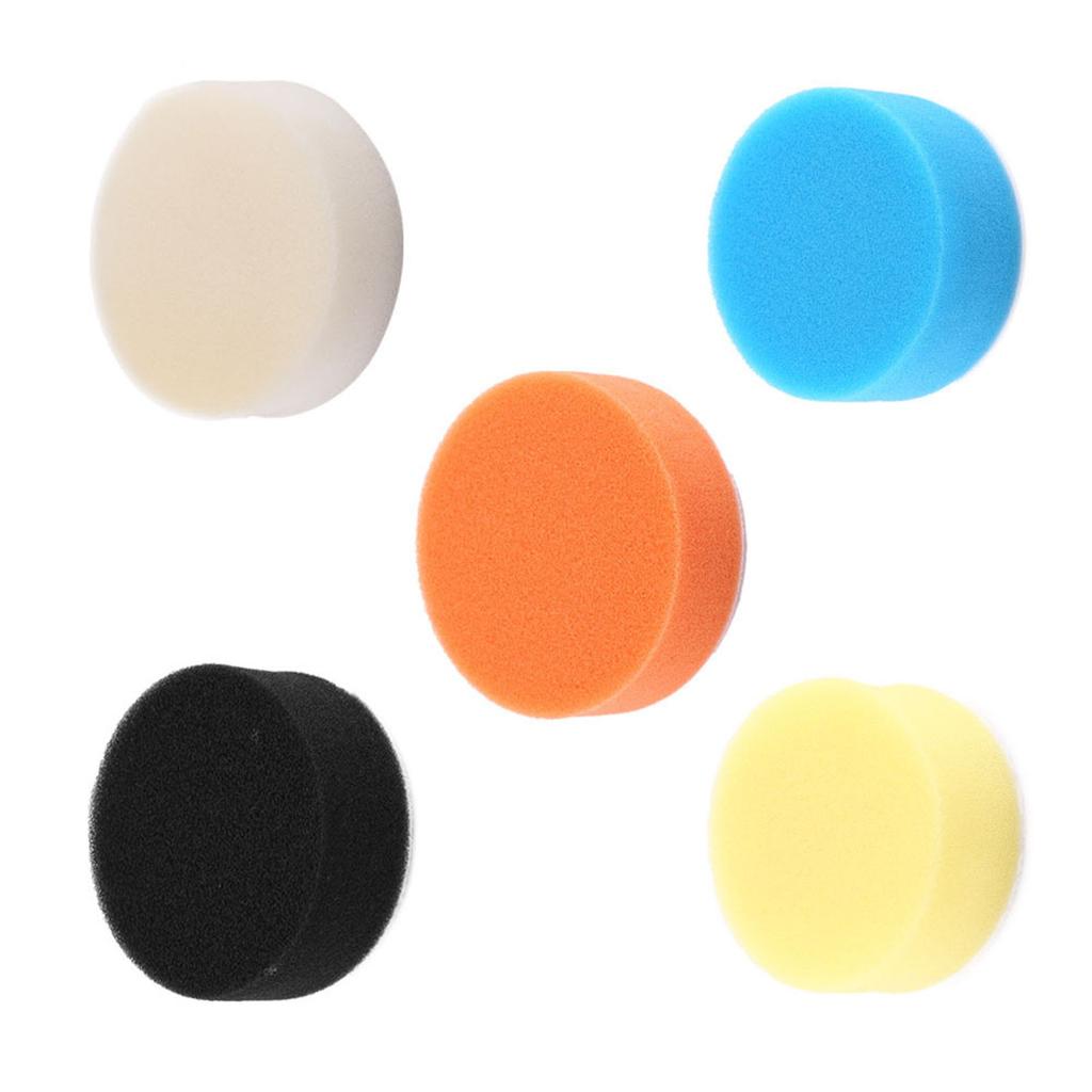 5 stk 6" Svamp Polering Buffing Voksing Pad Kit Verktøy for Bilpoleringsmaskin Buffer
