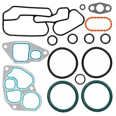 1823182C95 Engine Oil Cooler Mounting Gasket Kit Compatible with Navistar International 1993-1997 DT466E Engines, Replace 1823182C94 1823182C93