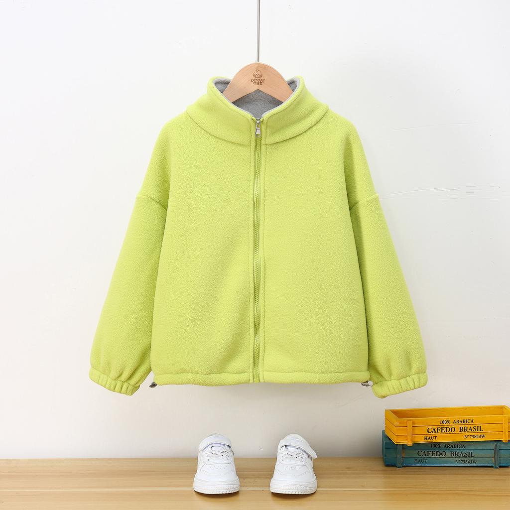 Balababy Autumn Winter Fleece Children's Jacket Stylish Fashionable Fleece Casual Jacket for Kids