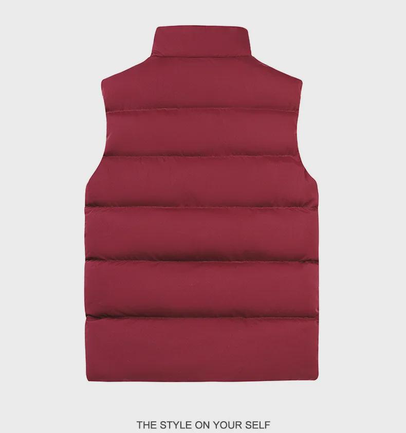 Unisex bavlněná zimní vesta s logem pro teambuildingové akce