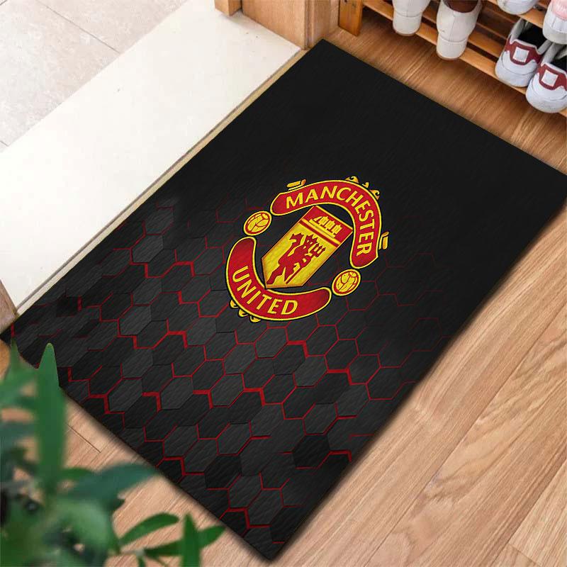 Manchester United F Carpet Rug for Living Room Bedroom Home Sofa Decoration,Kids play Non-slip Floor Mat