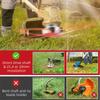 Aluminum Zinc Zinc Alloy Lawn Cutter Head 32 Square Grass Ropes Trimming Head  Gardening
