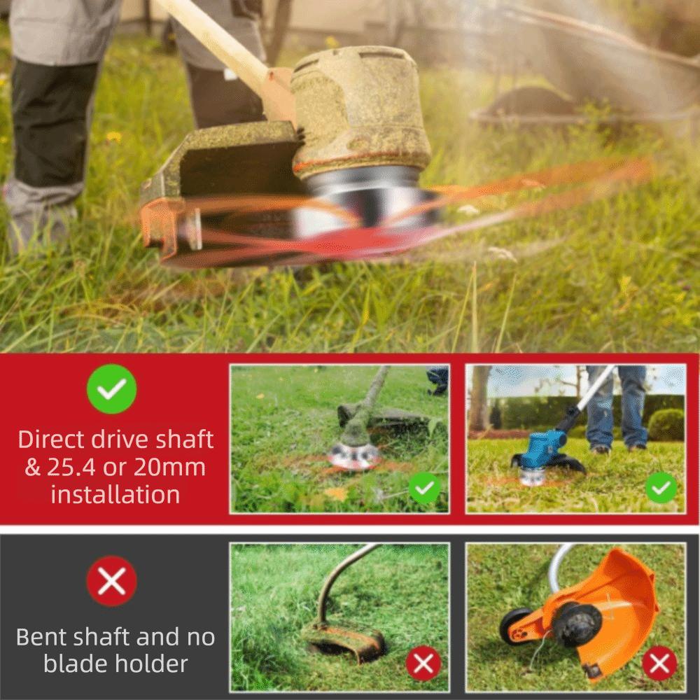 Aluminum Zinc Zinc Alloy Lawn Cutter Head 32 Square Grass Ropes Trimming Head  Gardening