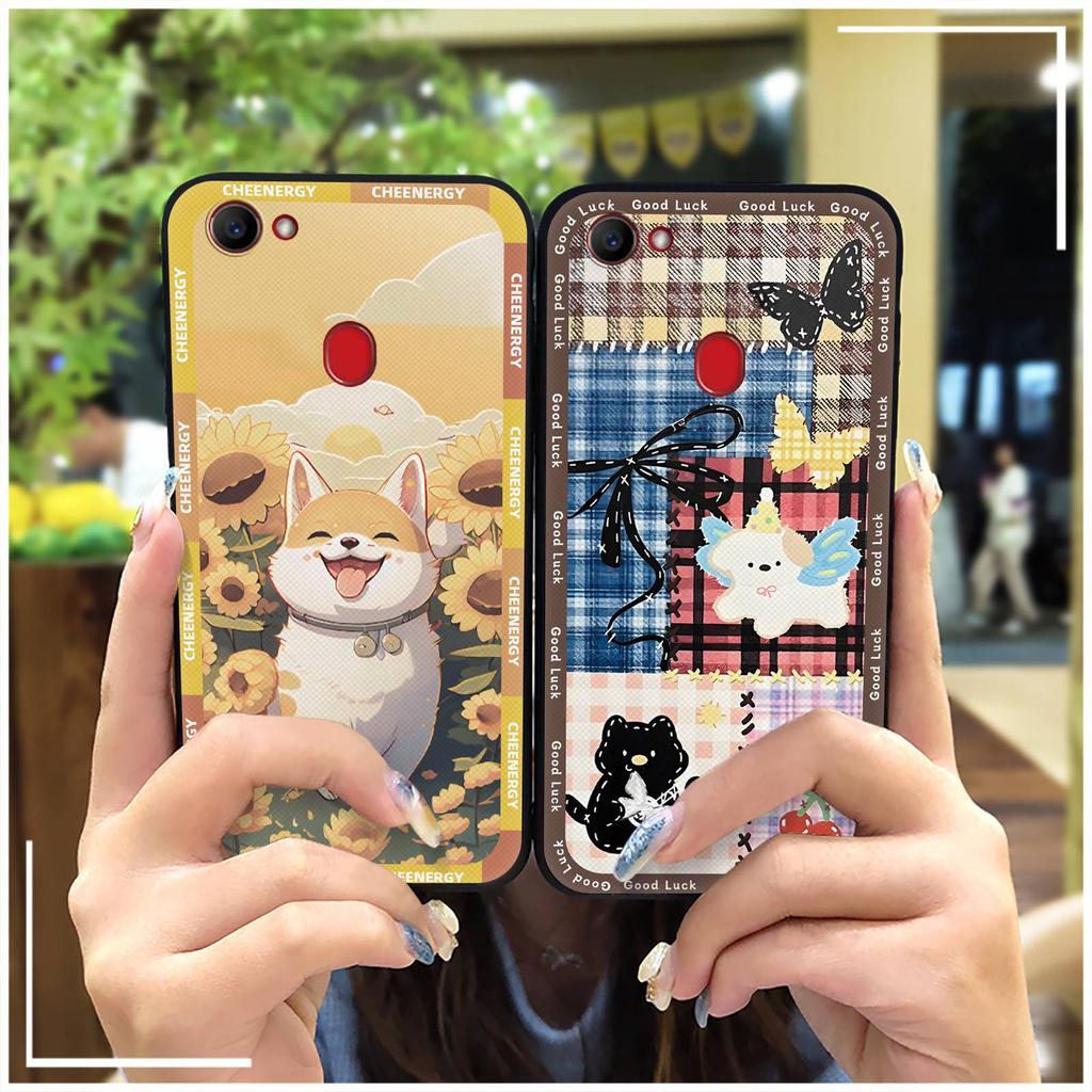 Anti-dust Cartoon Phone Case For OPPO F7 Graffiti Soft Case Silicone Protective Dirt-resistant Anti-knock Full Wrap TPU