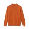 TIFICY Women's Fashion Casual Fall Winter Solid Color Print Long Sleeve Half Turtleneck Tops Women's Clothing Woolen Knitwear Sweaters