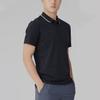Li Ning Plain Color Polo Shirt Men Tops Black APLT079-4