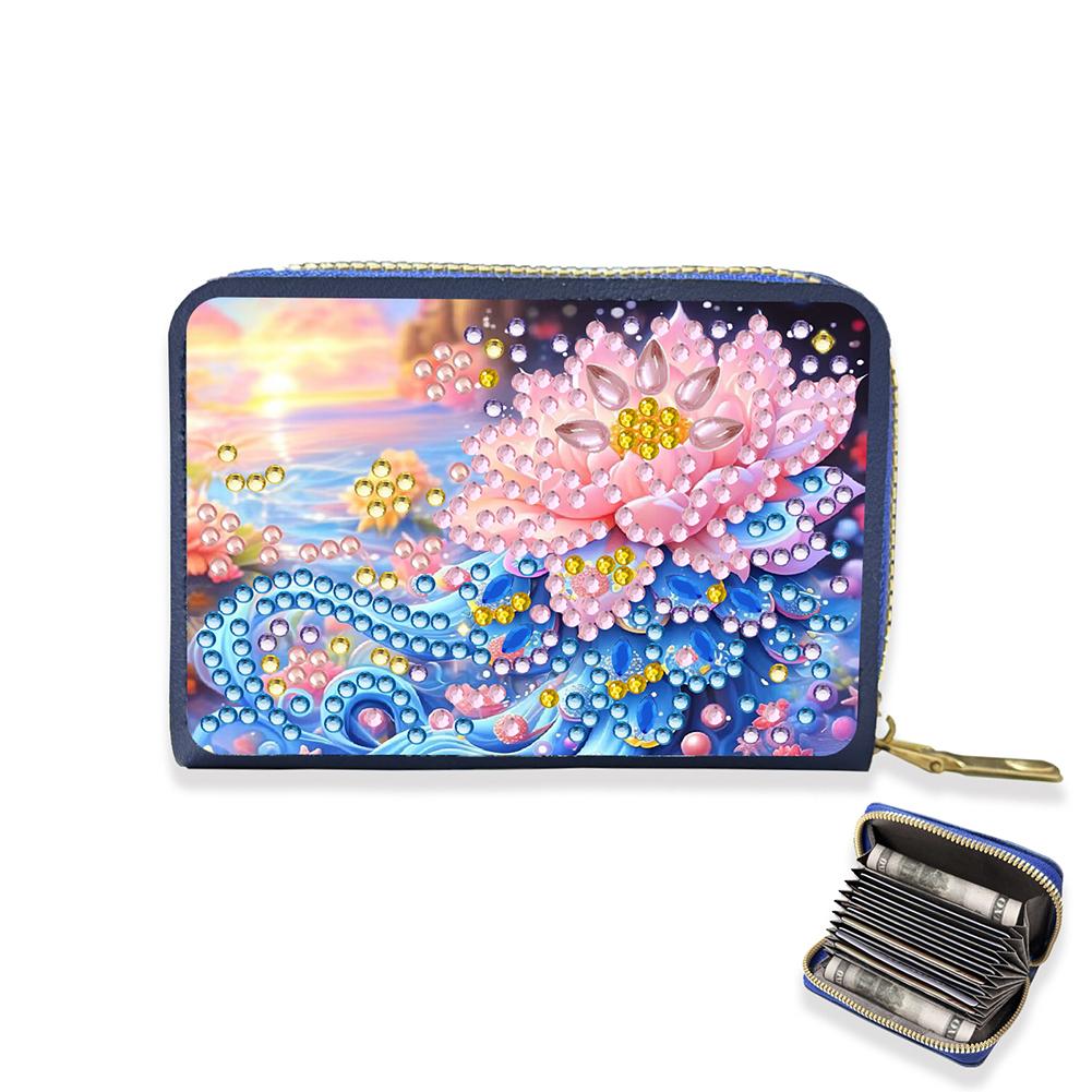 

DIY Diamond Painting Card Holder Wallet Purse Diamond Art Wallet Pouch DIY Craft Gifts for Women