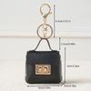 Tragbare Mini-Tasche Schlüsselanhänger Licht Luxus Kleine Taschenanhänger Einfarbig Kopfhörer Aufbewahrungstasche Anhänger Münzbörsenanhänger