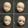 DIY Silicone Mould Fondant Doll Head Face Baking Cake Chocolate Accessories