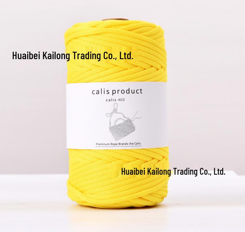 4mm Cotton-Polyester Crochet Cord for DIY Hand-Knitted Bags and Weaving