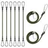 Strong Shade Mounting Elastic Sunshade Securing Cargo Tie Luggage Secures Elastic Set Up Hooks, Brackets, 8-Piece Set, Cord, Band, Strap, Strap,