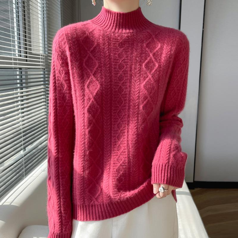 2005 New Wool Knit Sweater - Thickened Autumn/Winter Versatile Base Layer