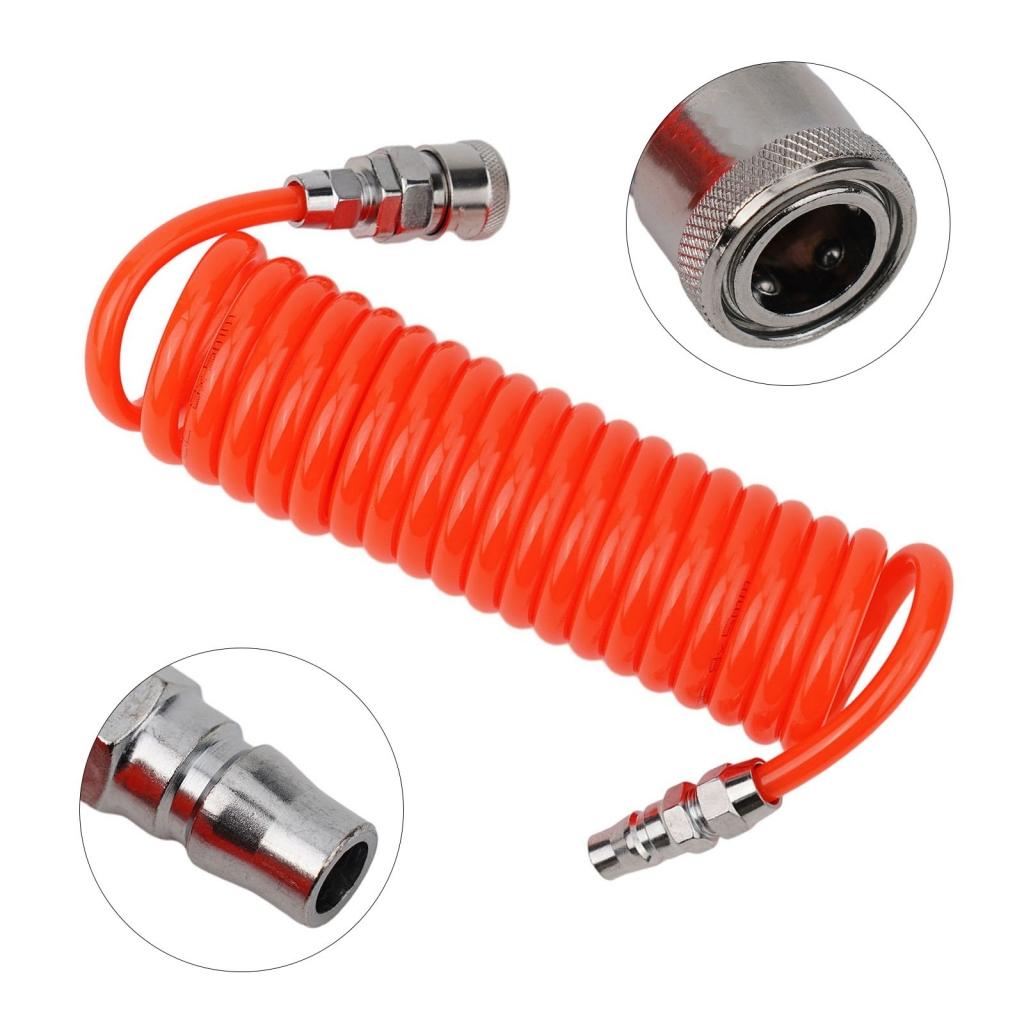Meters Long Pneumatic PU Telescopic Spring Tube Tighter Joints