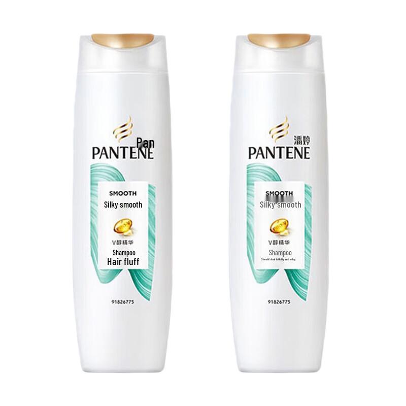 Pantene Silk Smooth Shampoo (2 x 400g)
