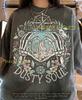 Dusty Soul Skeleton Hands Heart Cactus Desert Comfort Colors® Tshirt, Western Gothic Vintage Boho Floral Skull Wildlife Nature Tee