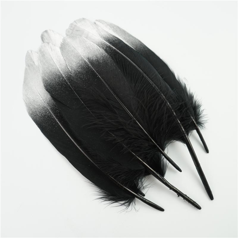 10Pcs Golden Goose Feather 15-20cm Silver Swan Plumes Dream Catcher Accessories DIY Jewelry Creation Feather Holiday Decorations