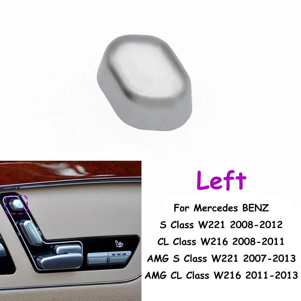 Front Left Right Seat Adjustment Switch Button Headrest Control Knob Button Cover For BENZ AMG S CL Class W221 W216 2006-2013