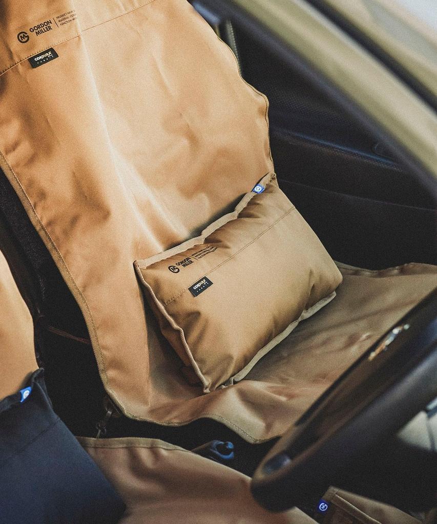 GORDON MILLER Cordura Half Coyote 45cm Wide x 23cm Deep x 10cm 1710515 Cushion, Water-Repellent, Beige, High,