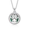 In-Stock Aromatherapy Hollow Diamond Pendant Necklace