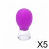 6xSilicone Cupping Device, Massage Cups for Facial Lifting & Skin Tightening, Mini Vacuum